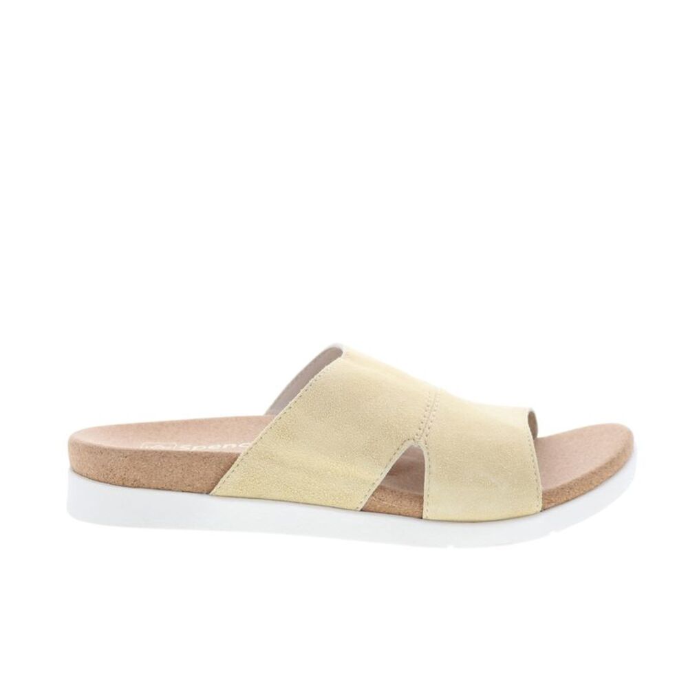 Spenco Womens Sunrise Slide Beige Shoes (NWT)